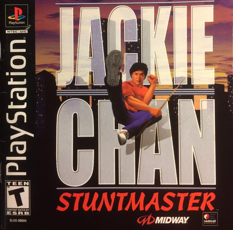 Jackie Chan Stuntmaster box art for Playstation